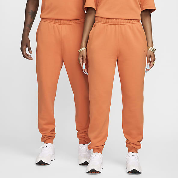 Orange nike jogging pants new arrivals